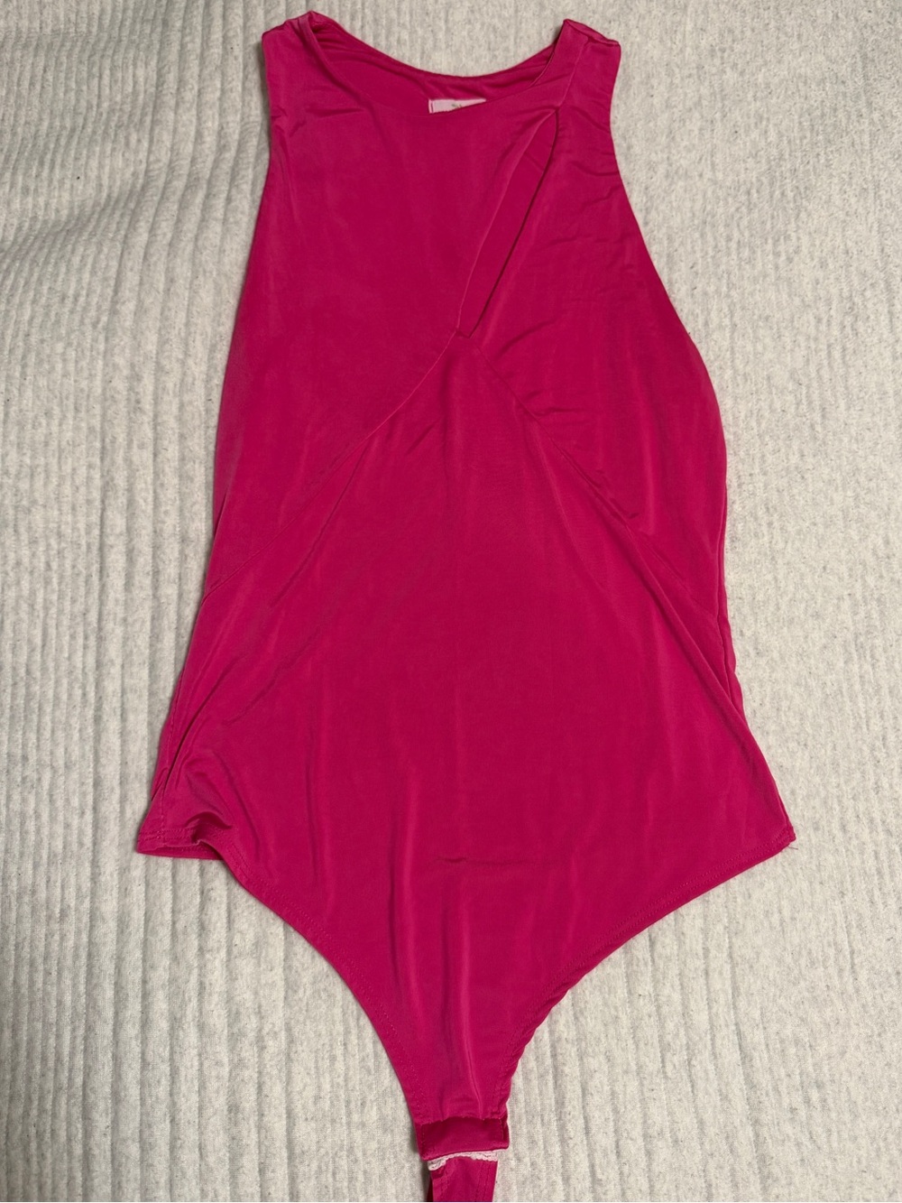 Women’s Hot Pink One-Piece Bodysuit